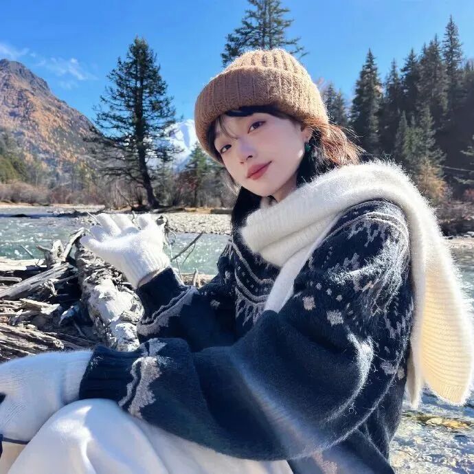 女生 女生头像 女头 氛围感 氛围感头像 冬天头像
