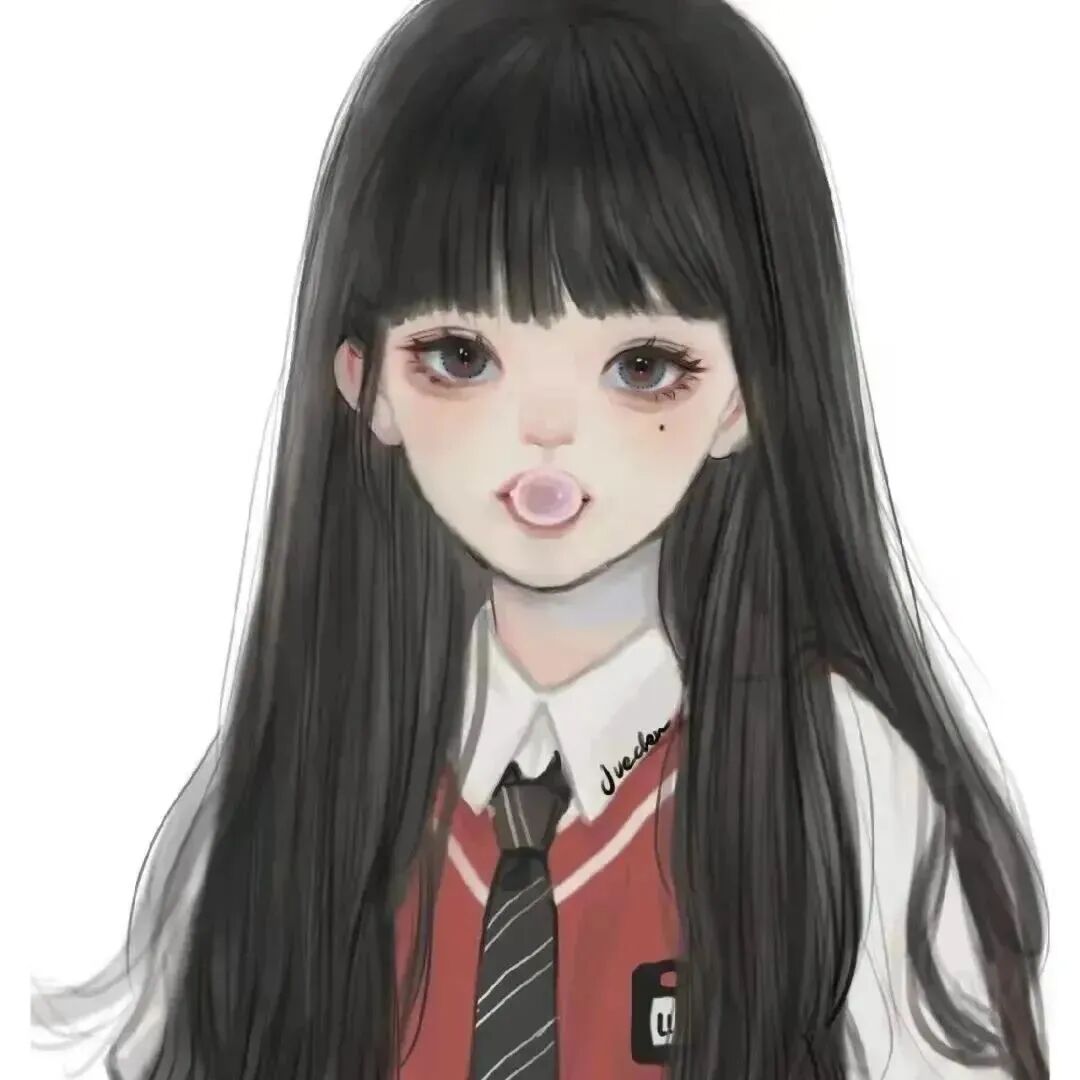 手绘动漫头像女