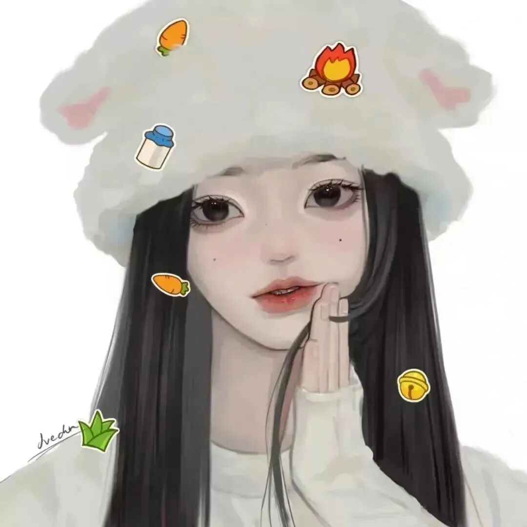 手绘动漫头像女
