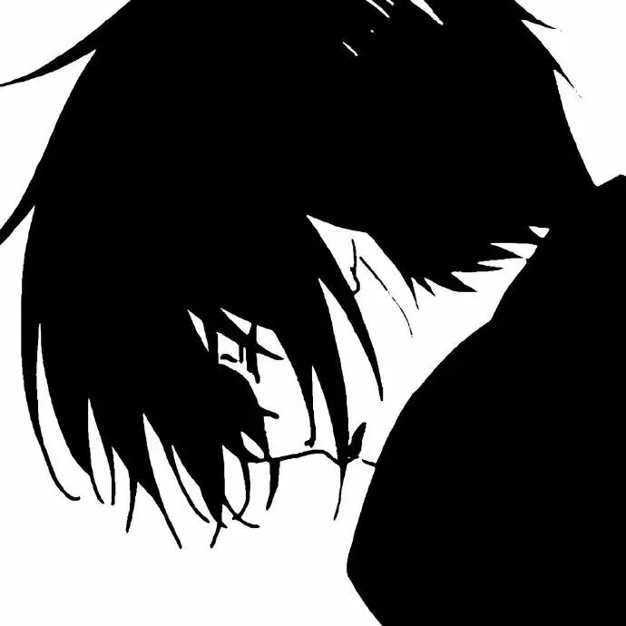 动漫头像  动漫男 动漫男头  动漫头像男 黑白动漫 黑白动漫头像