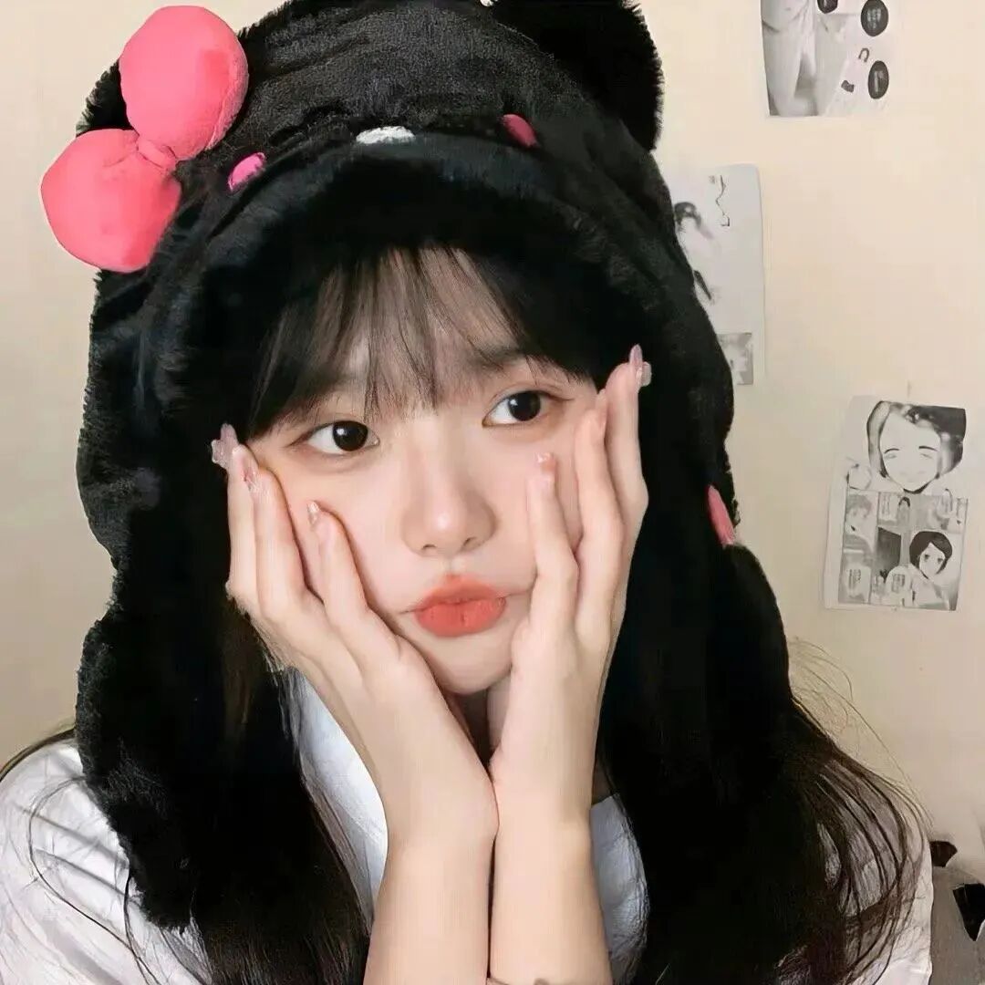 蝴蝶结甜妹女生头像