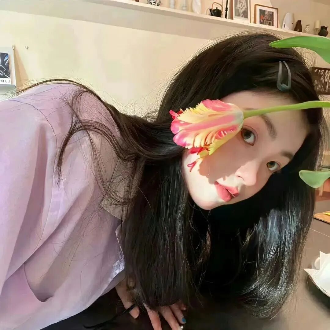 温柔鲜花女生头像