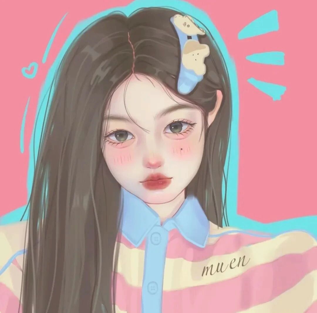 甜妹手绘动漫头像女