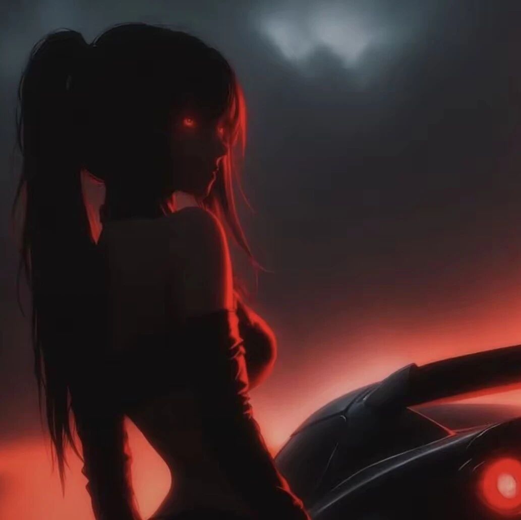 暗黑动漫头像女