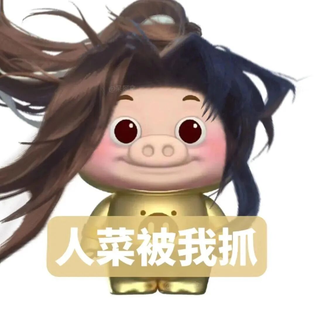沙雕搞怪猪猪侠王者荣耀文字卡通头像