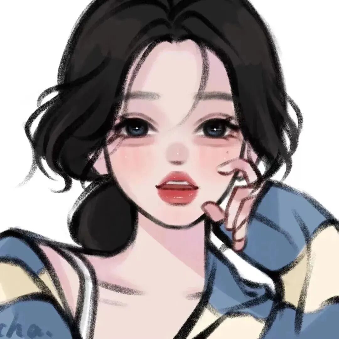 手绘动漫头像女