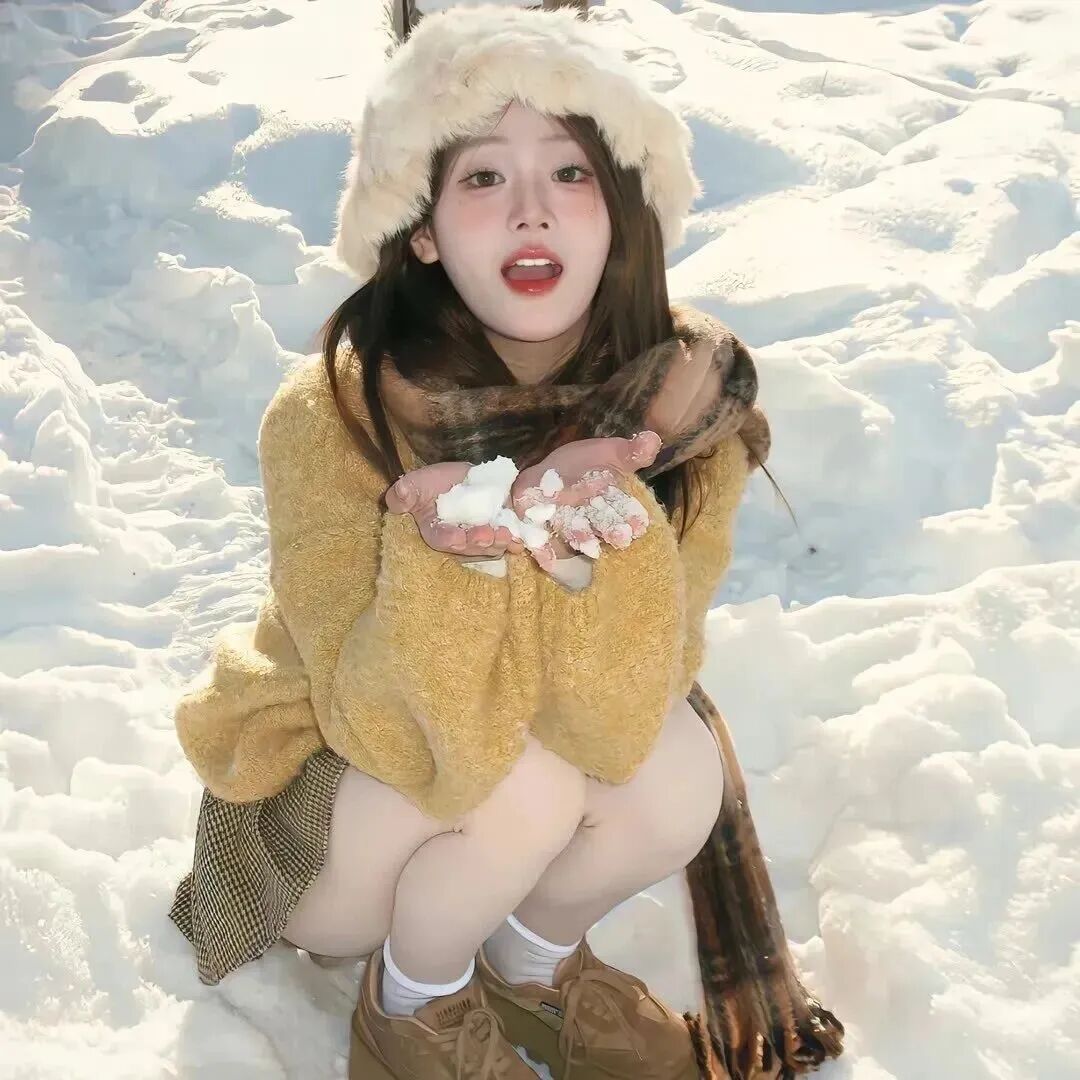 冬天甜妹女生头像