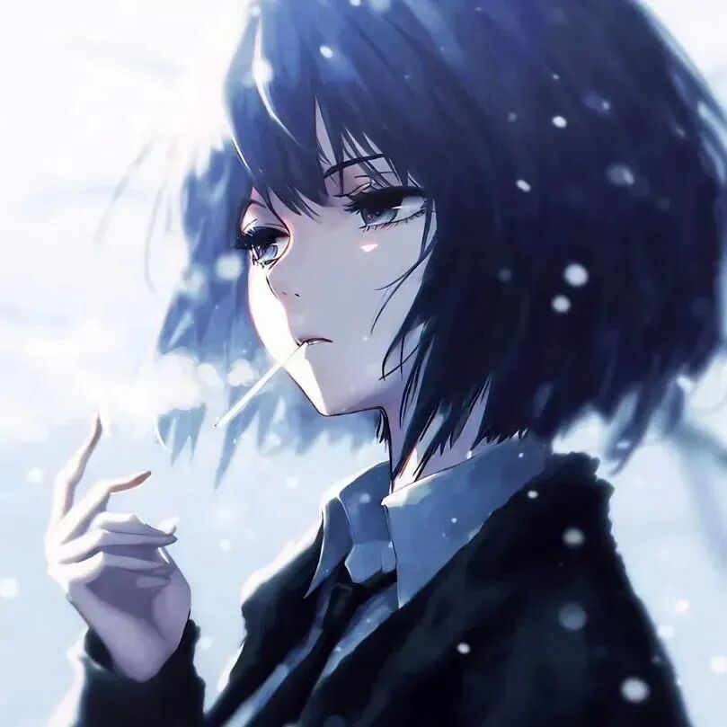 高冷动漫头像女