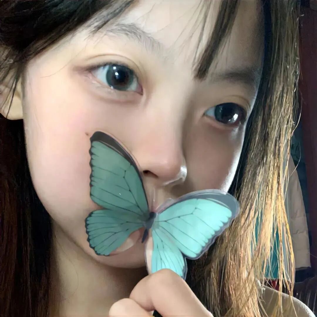 蝴蝶甜妹女生头像