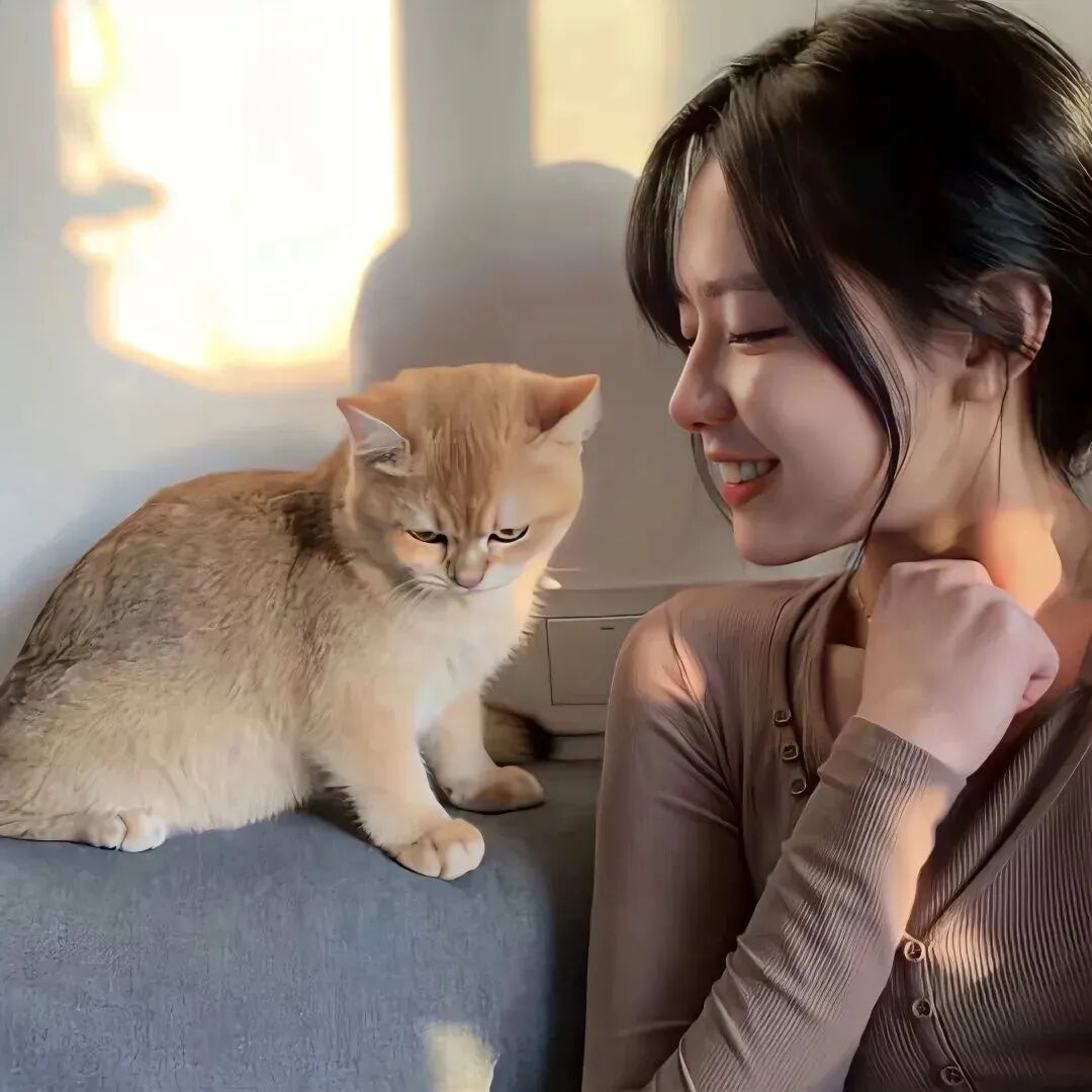 爱笑温柔侧脸女生头像