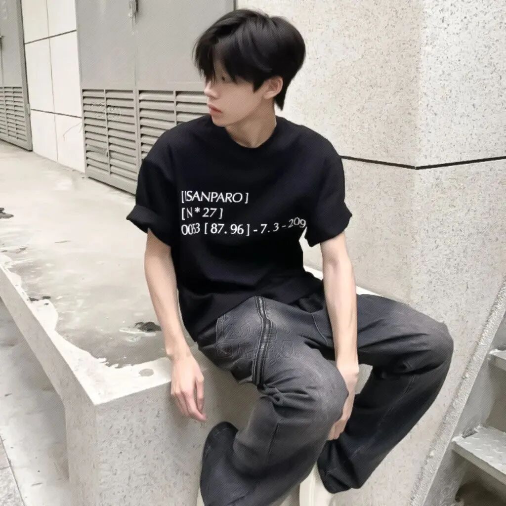 痞帅侧脸男生头像