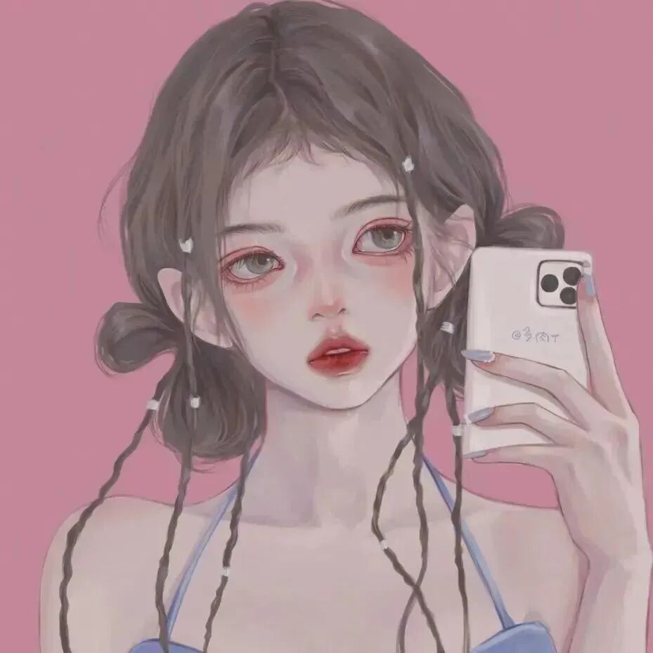 手绘动漫头像女