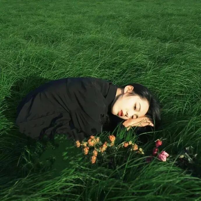 小清新头像女生头像侧脸头像