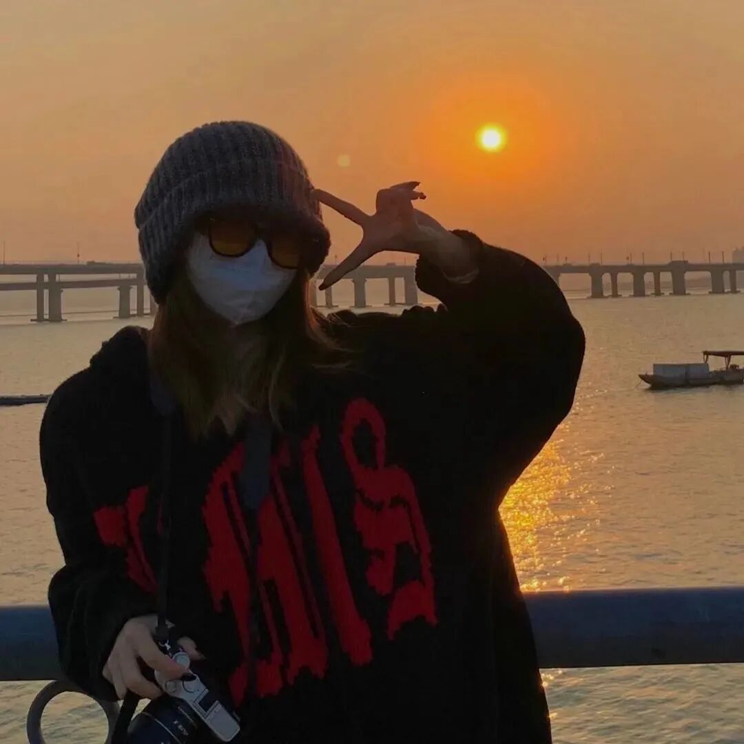 氛围感女生头像氛围感头像海边头像日落头像