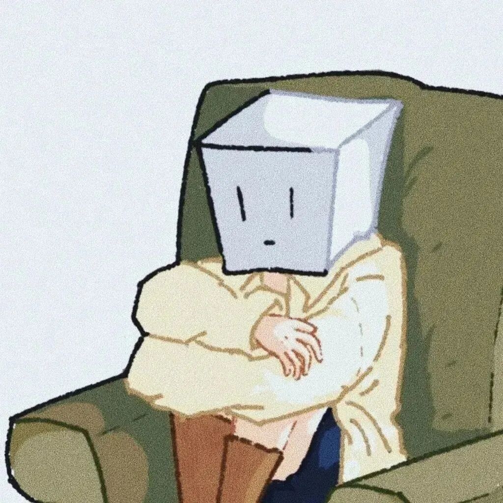 孤独感动漫头像方块