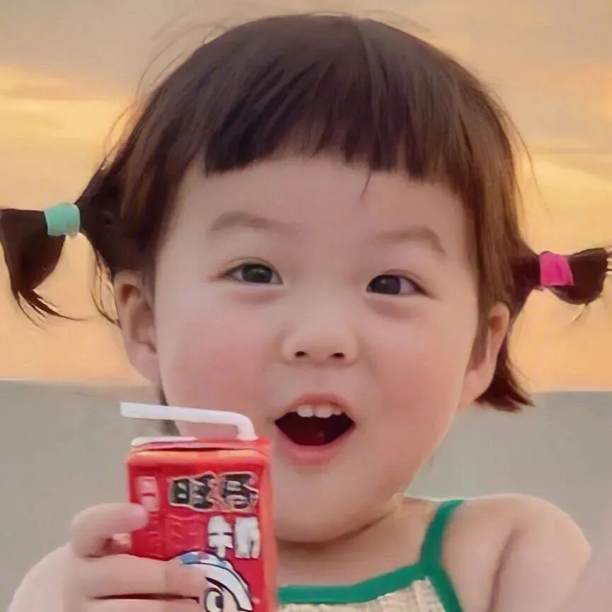 小女孩头像萌娃头像丸子妹头像旺仔