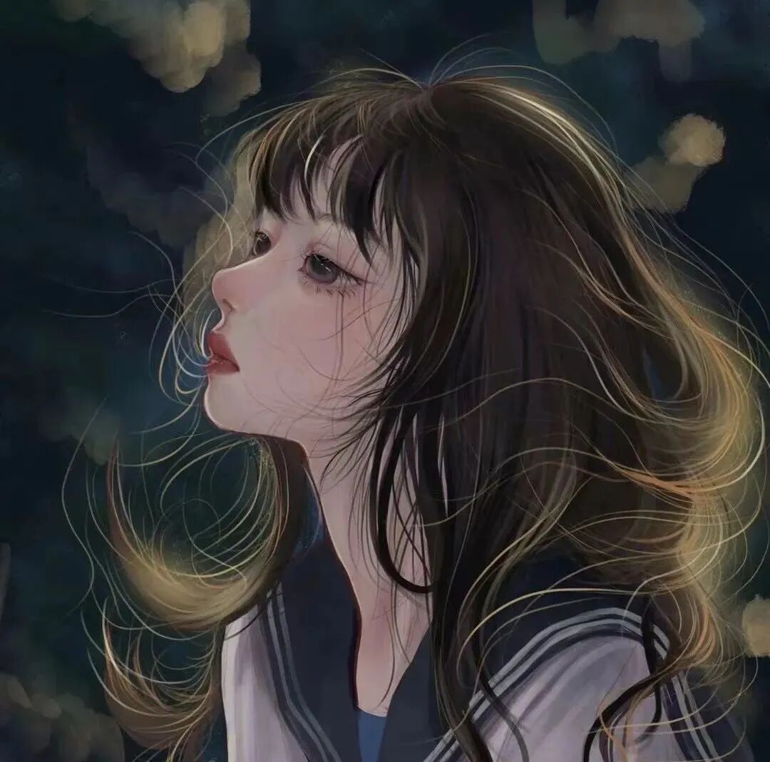 动漫头像  动漫女 动漫女头  动漫头像女 唯美 唯美头像 手绘 手绘头像