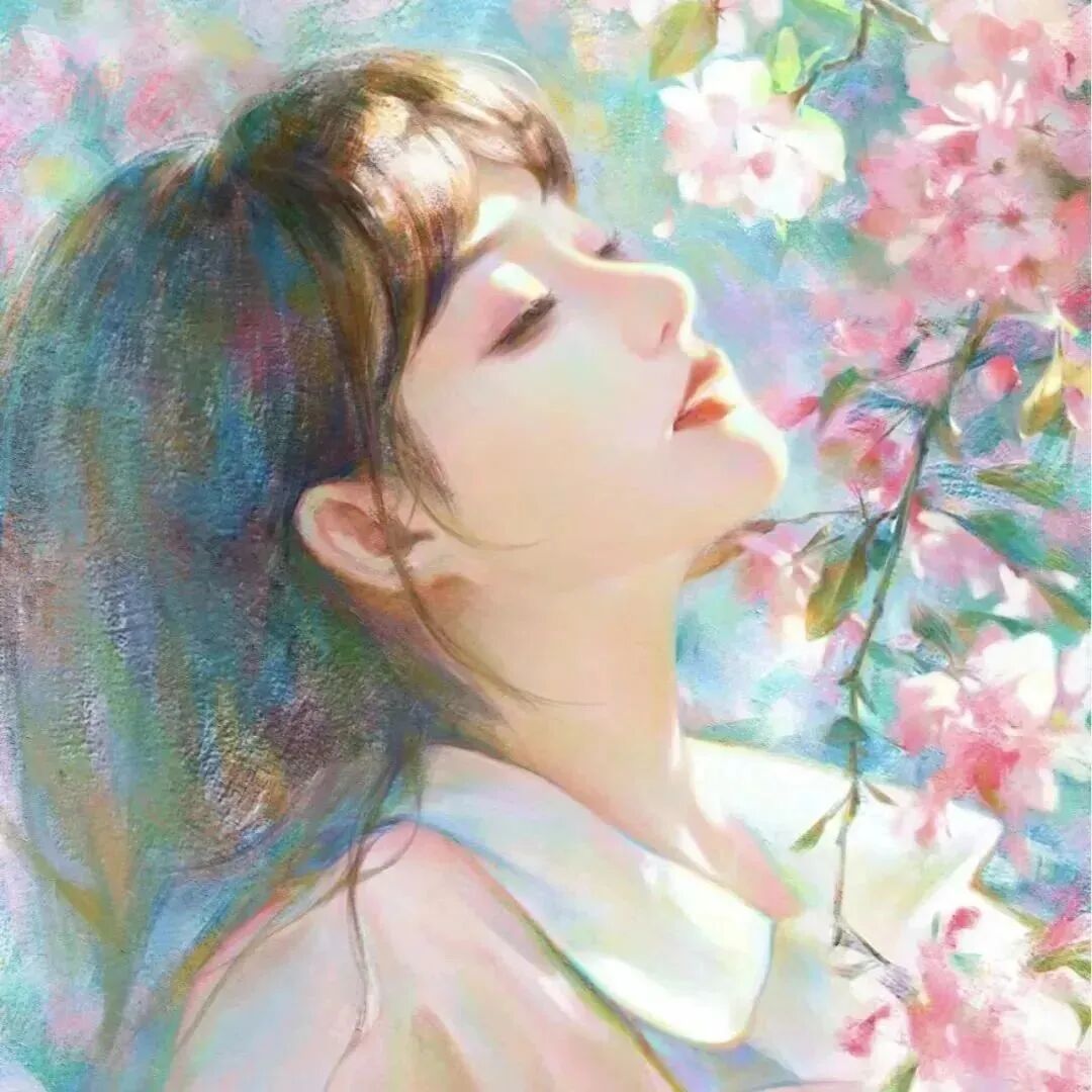 二人闺蜜头像动漫闺蜜头像唯美动漫头像鲜花头像
