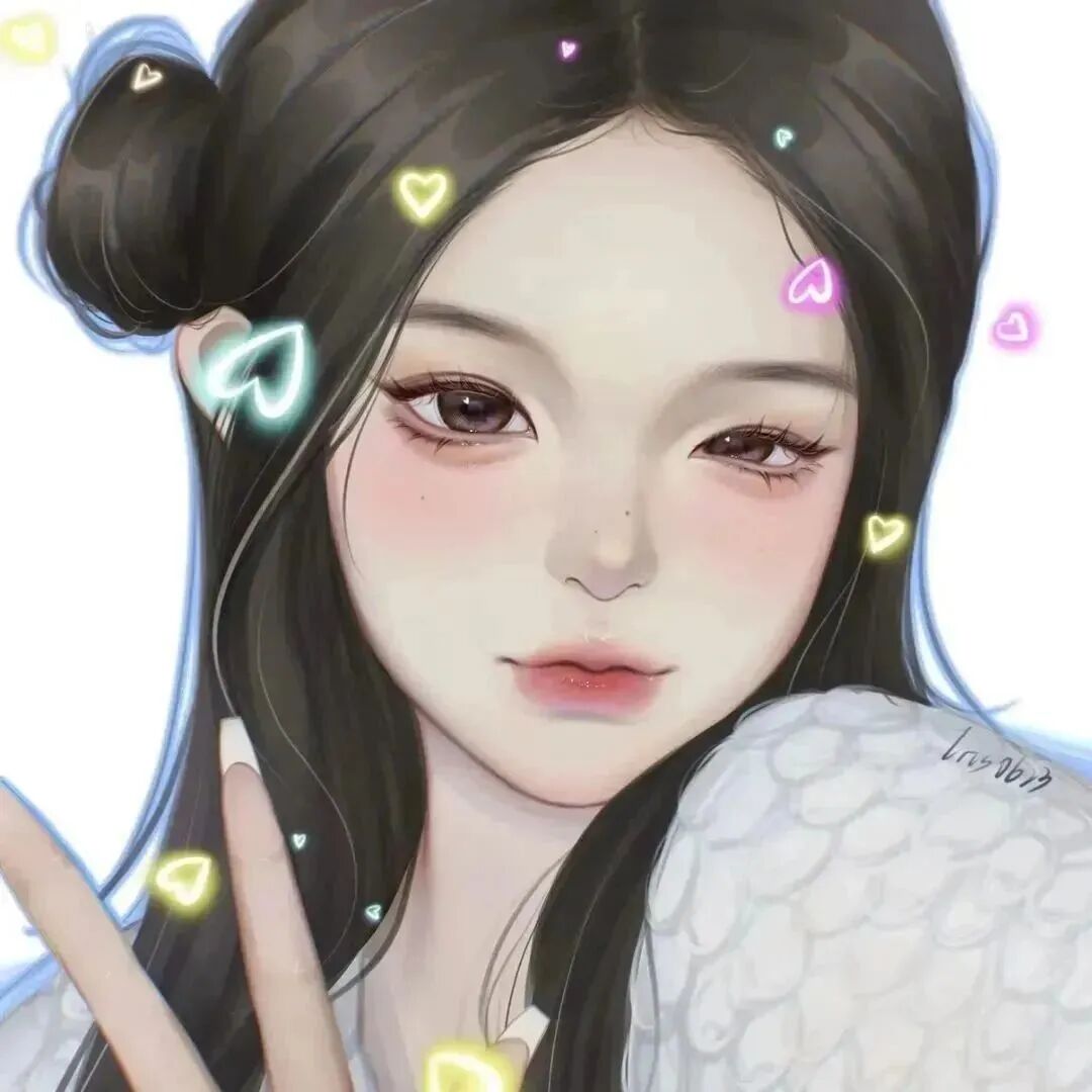 可爱手绘动漫头像女