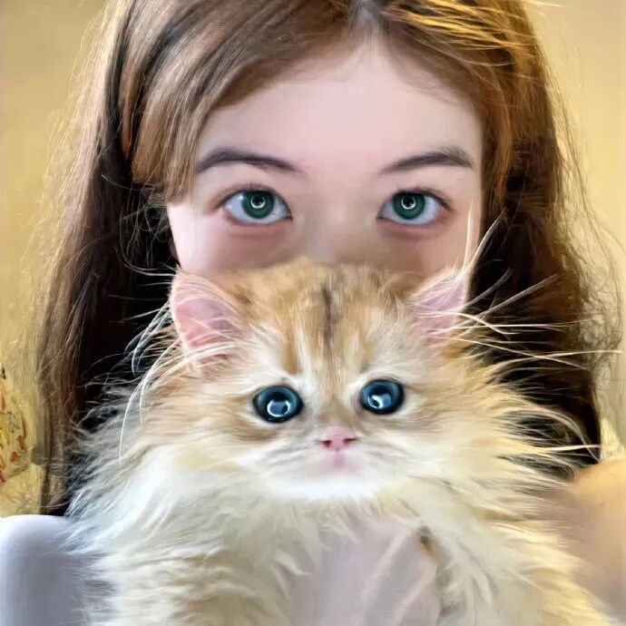 可爱女生头像猫咪头像