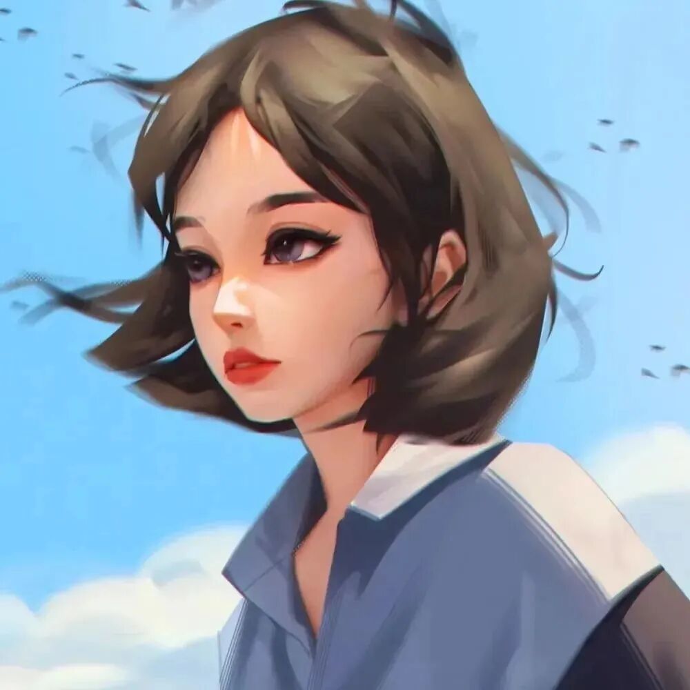 唯美动漫头像女