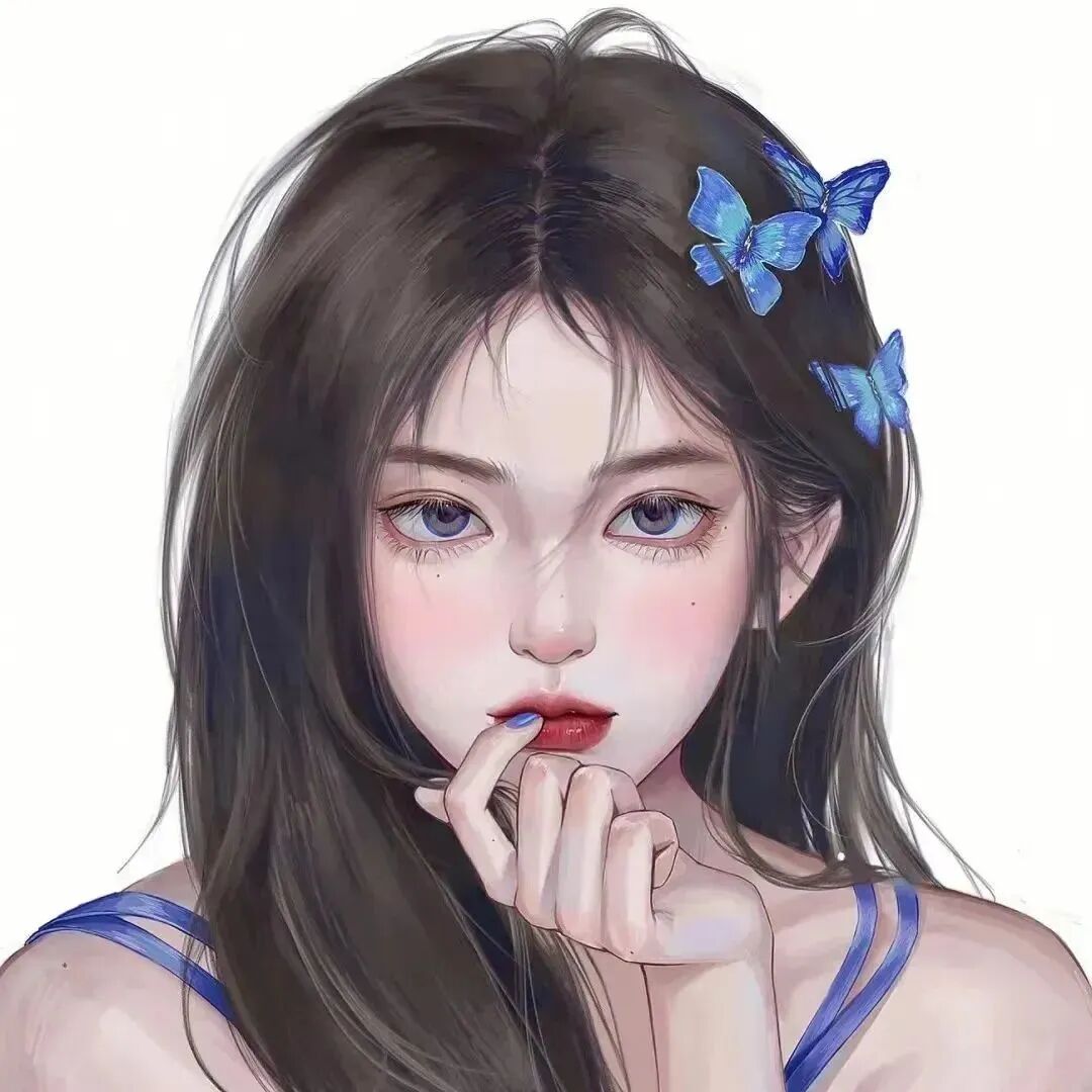 手绘动漫头像女