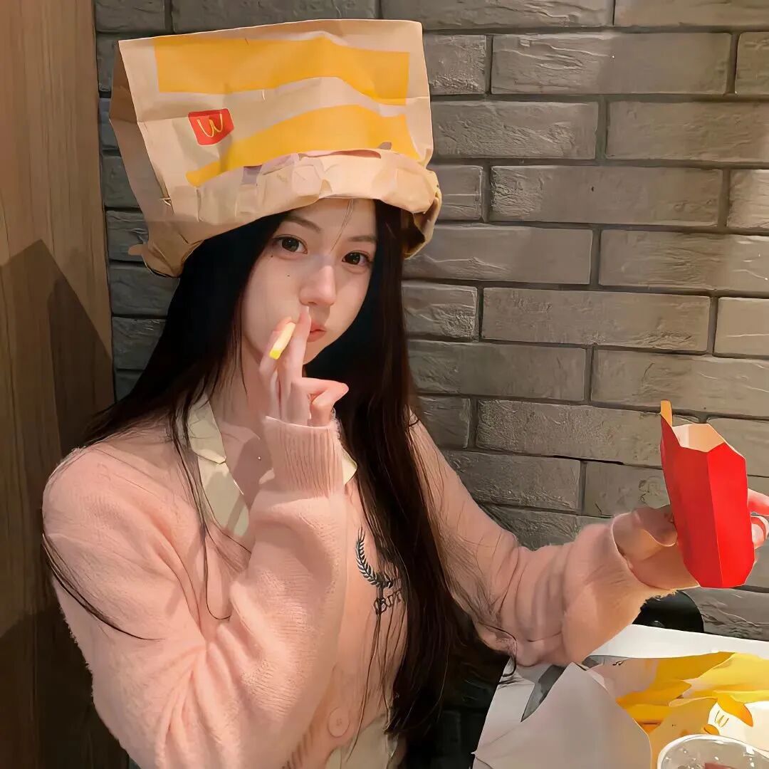 肯德基小众女生头像