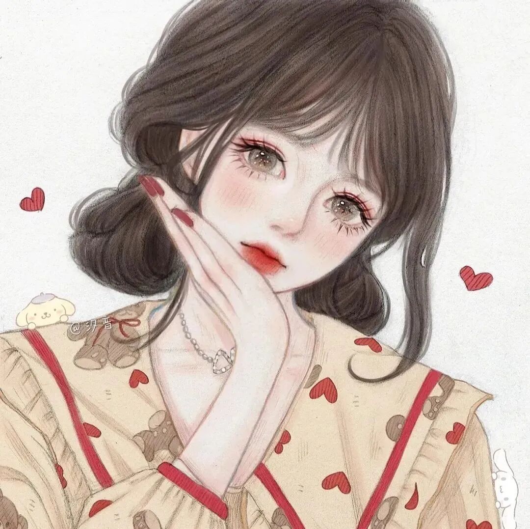 手绘动漫头像女