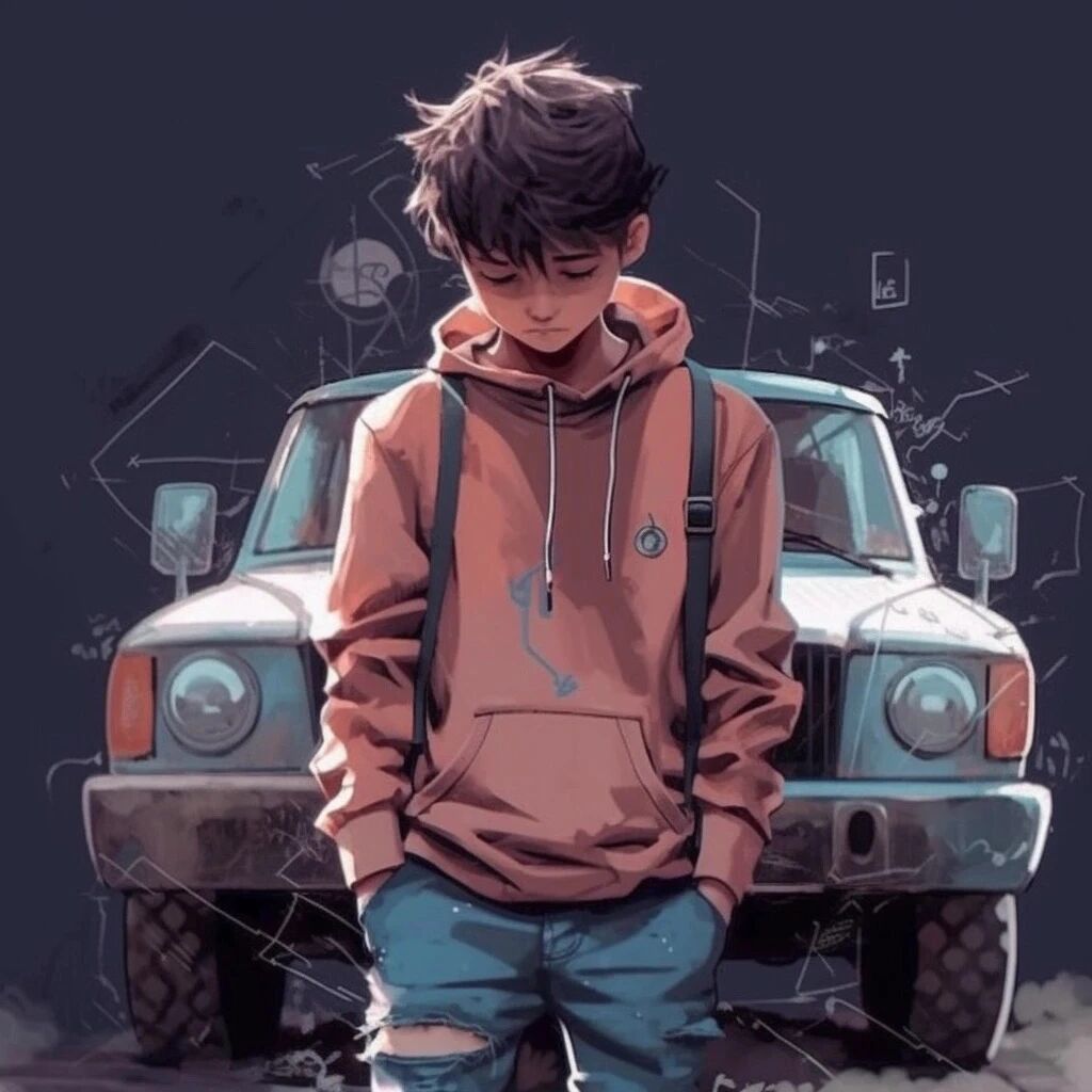 车子酷酷动漫头像男