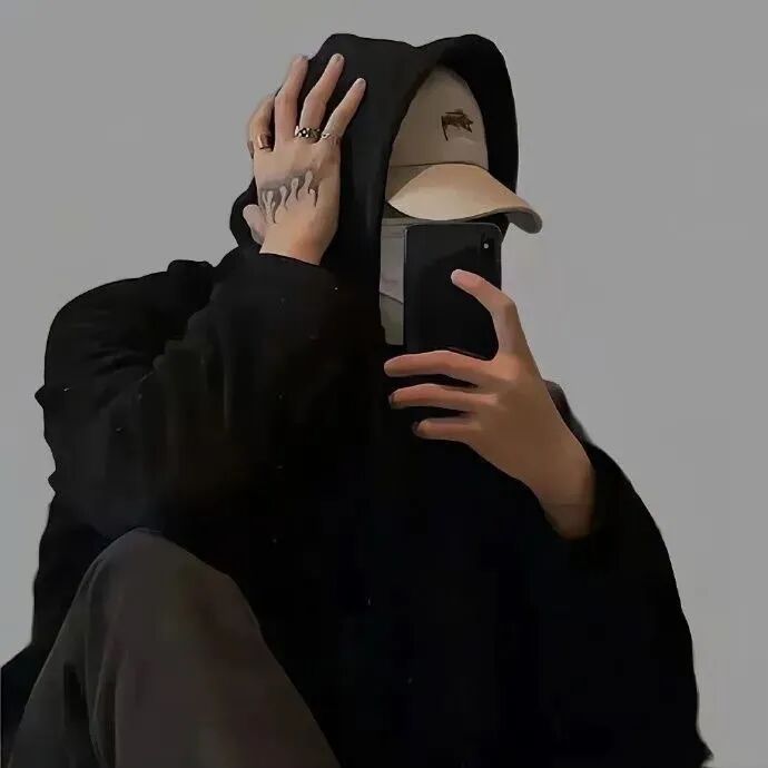 自拍手机休闲不露脸男生头像