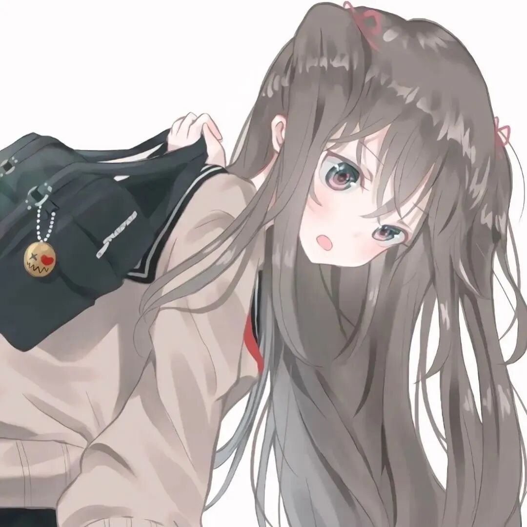 学院风手绘动漫头像女