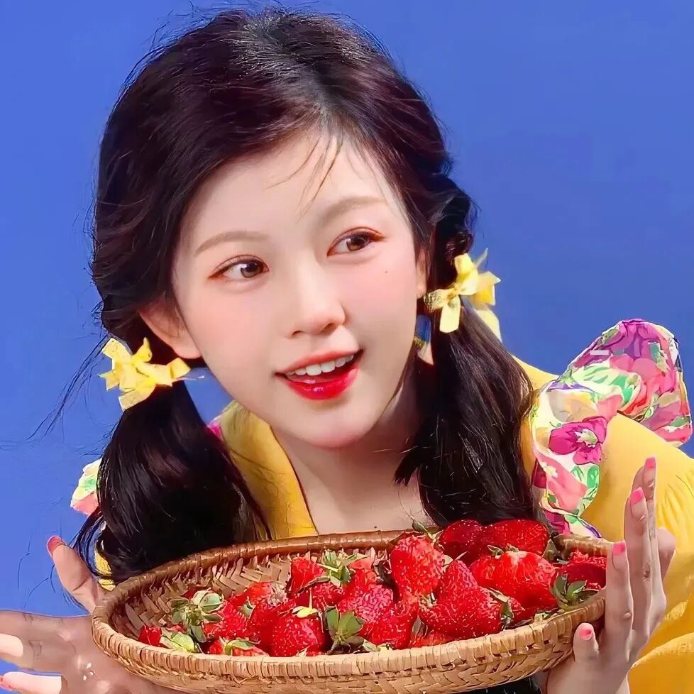 草莓二人闺蜜头像真人闺蜜头像