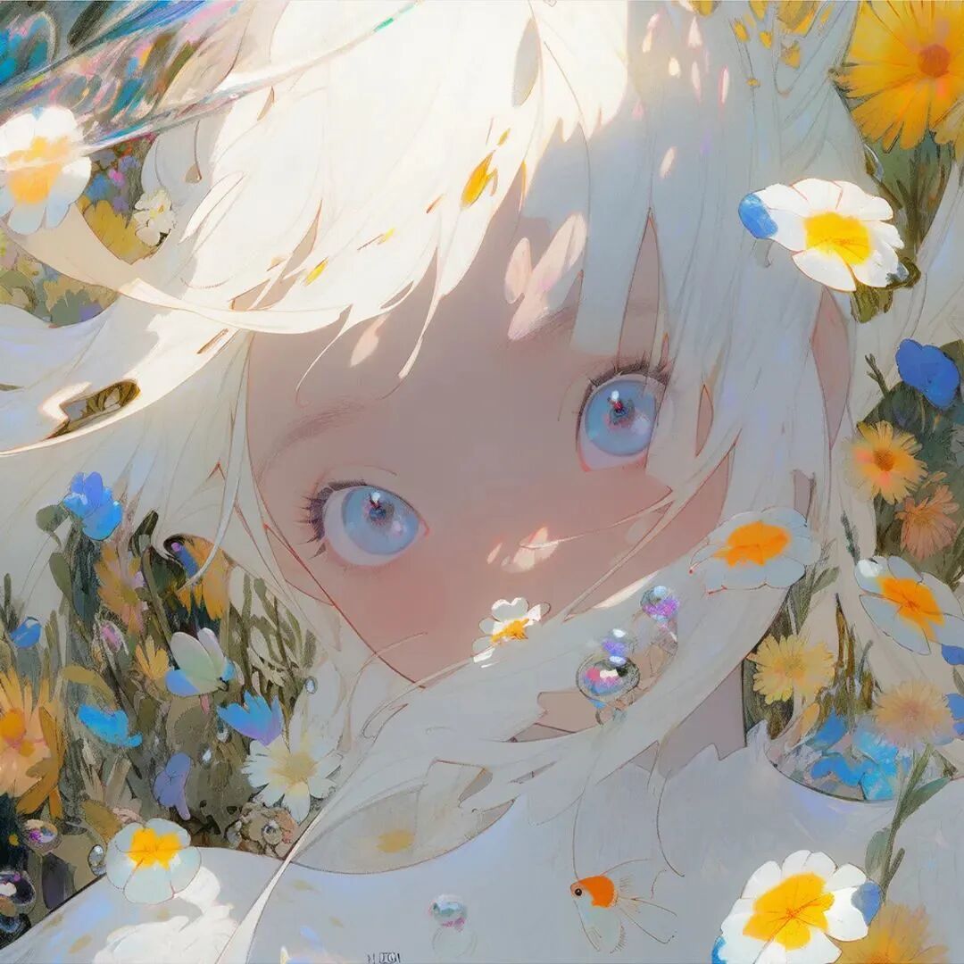 唯美动漫头像女