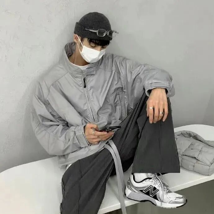不露脸口罩男生头像