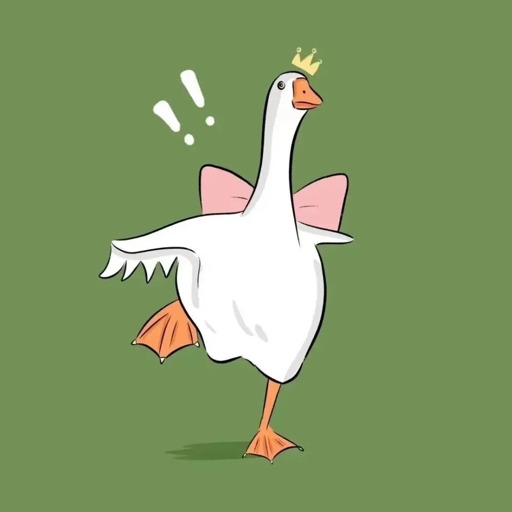 可爱卡通鸭子情侣头像