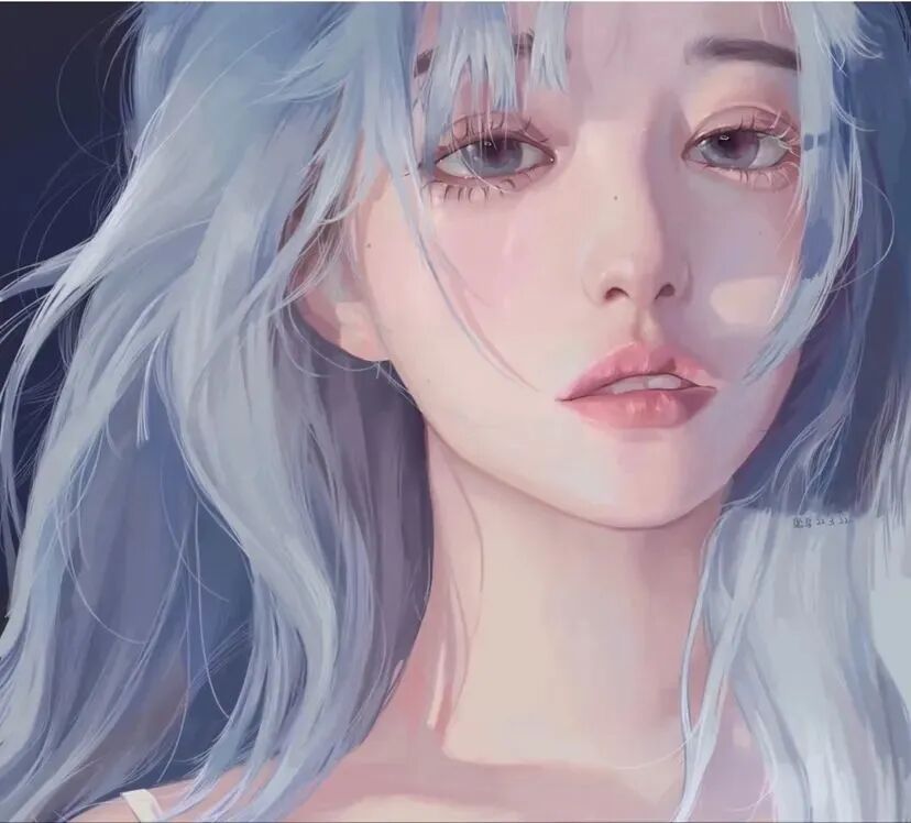 手绘动漫头像女