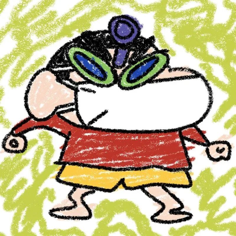 可爱沙雕搞怪卡通蜡笔小新头像