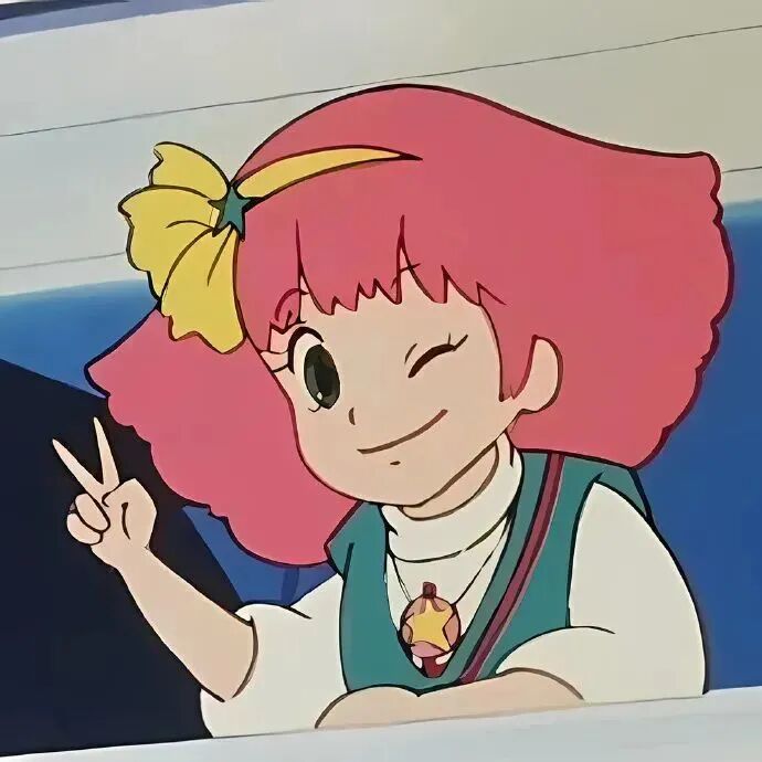 剪刀手旧漫动漫头像女