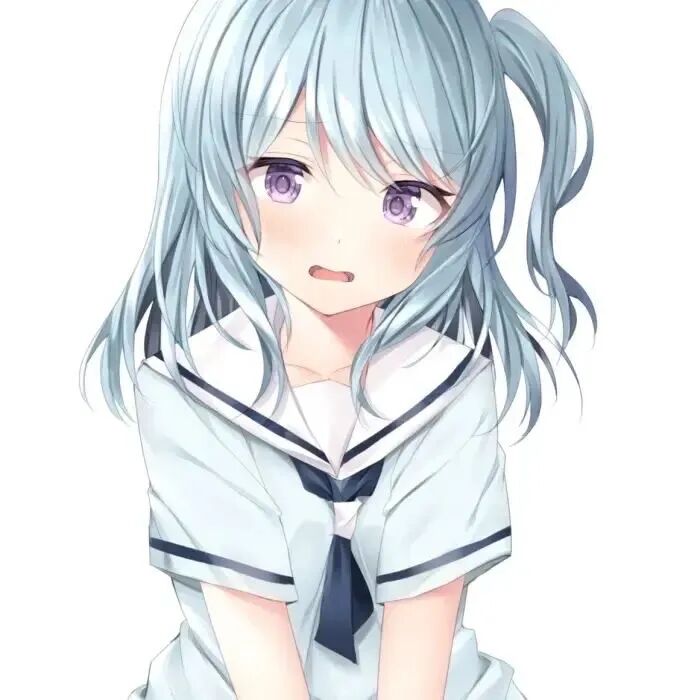 学院风呆萌动漫头像女