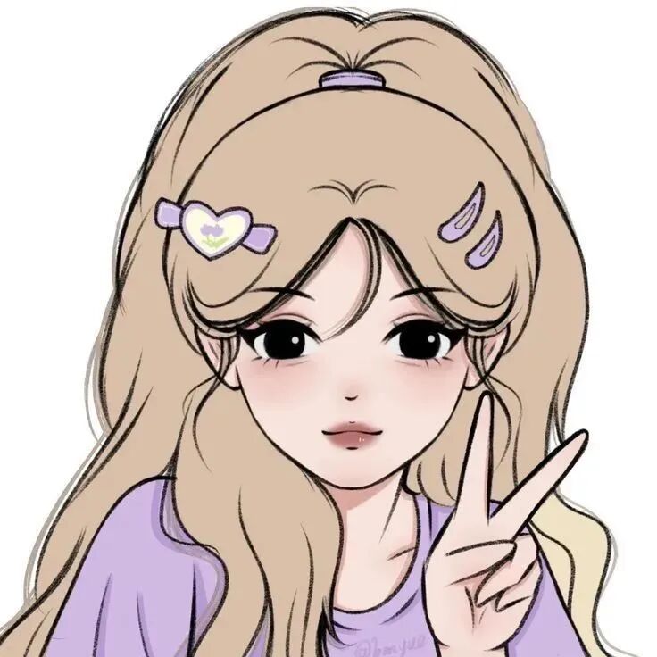 手绘动漫头像女
