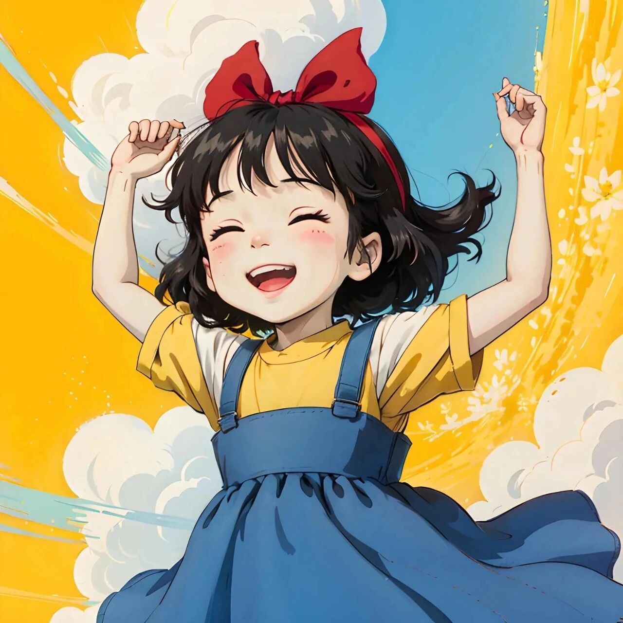 唯美治愈动漫头像女
