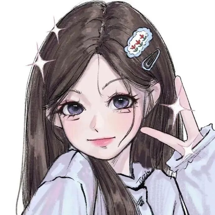 手绘动漫头像女
