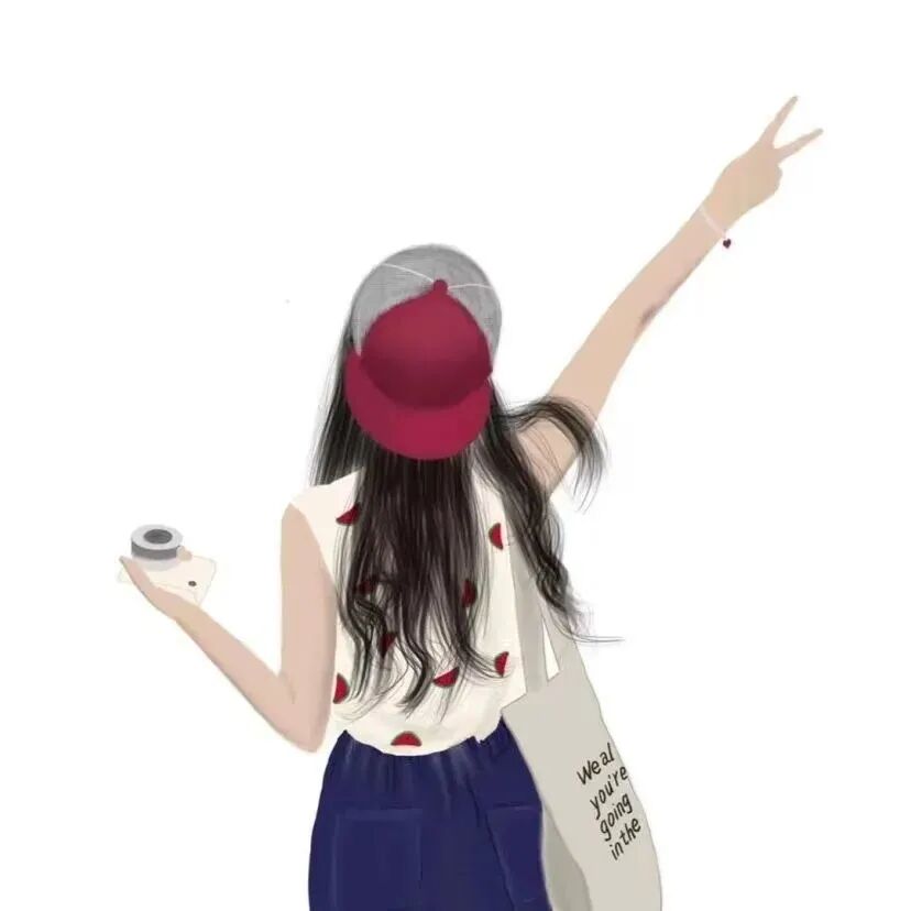 gmtxzz手绘二人闺蜜头像动漫闺蜜头像