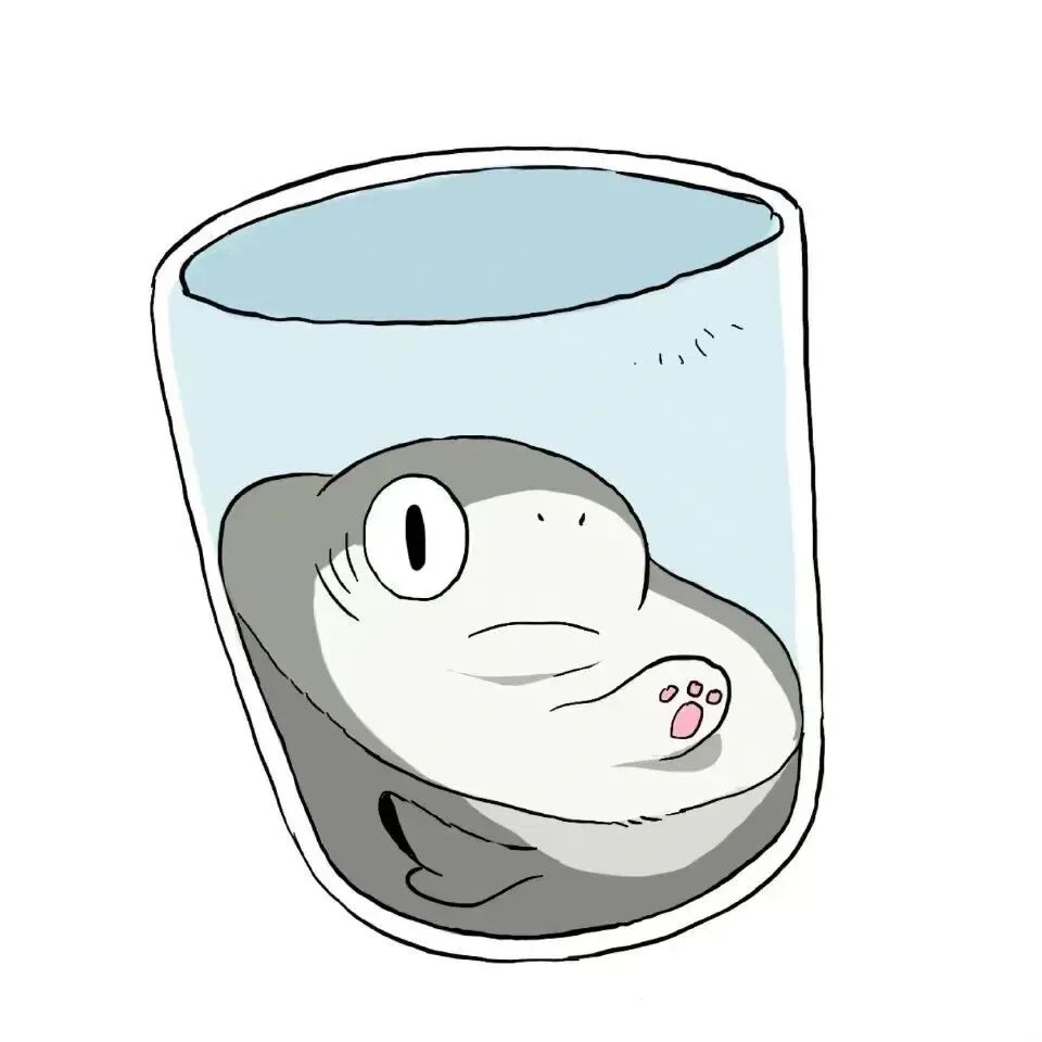 简约可爱鲨鱼卡通头像