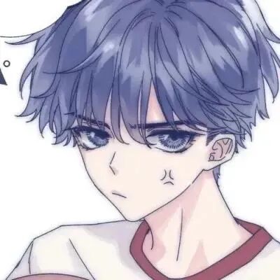 无奈酷酷动漫头像男