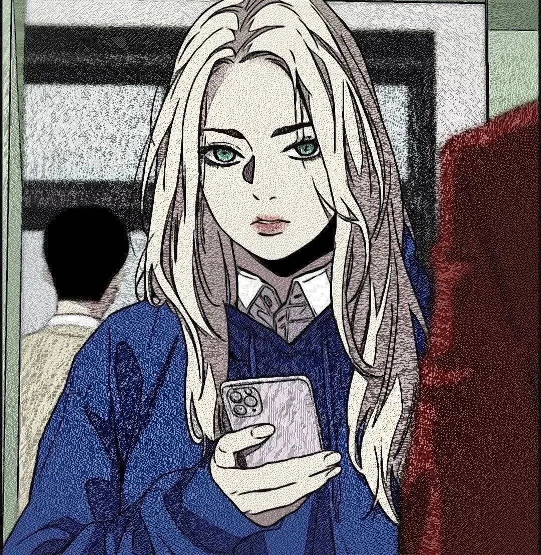 酷酷拽姐动漫头像女