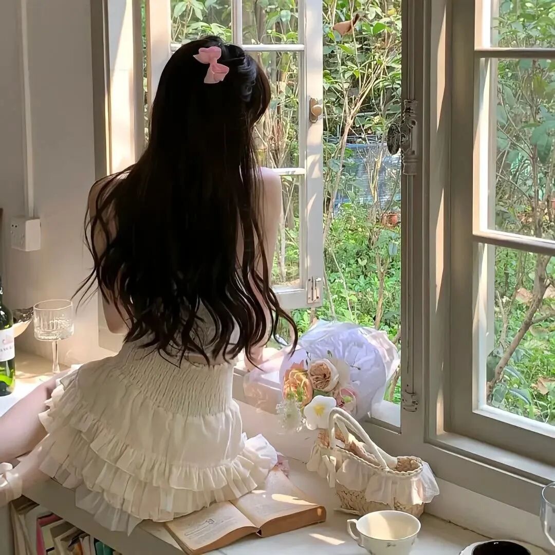 小清新不露脸女生头像