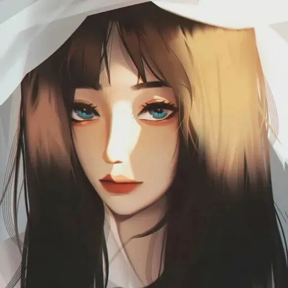 手绘动漫头像女
