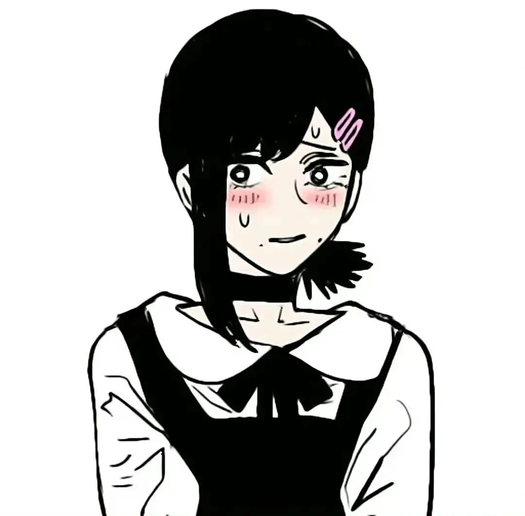 黑色系动漫头像女