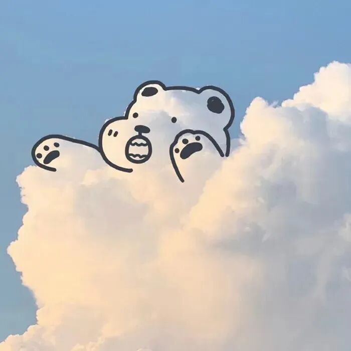 可爱云朵卡通头像